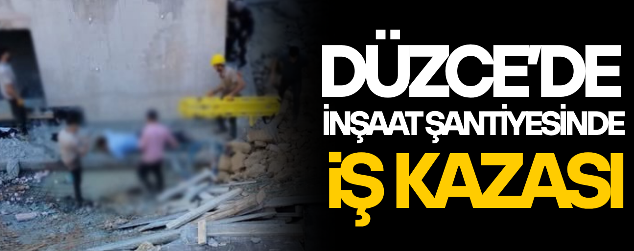 İKİ İŞÇİ 3. KATTAN DÜŞTÜ:1 AĞIR YARALI