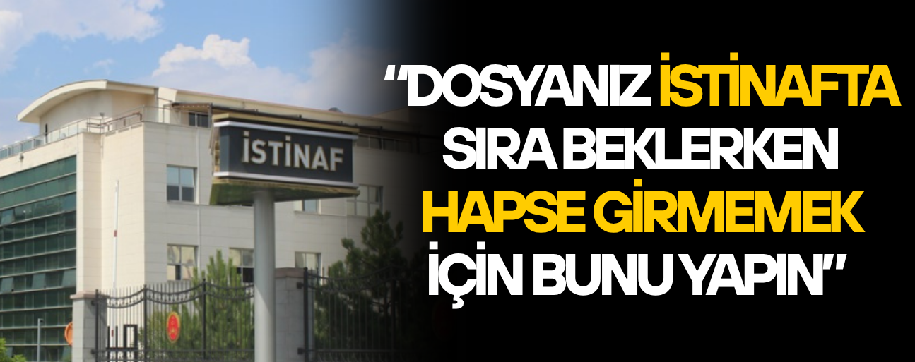 SOSYAL MEDYADA İSTİNAF SÜRECİNE İLİŞKİN HUKUKİ PAYLAŞIM GÜNDEM OLDU