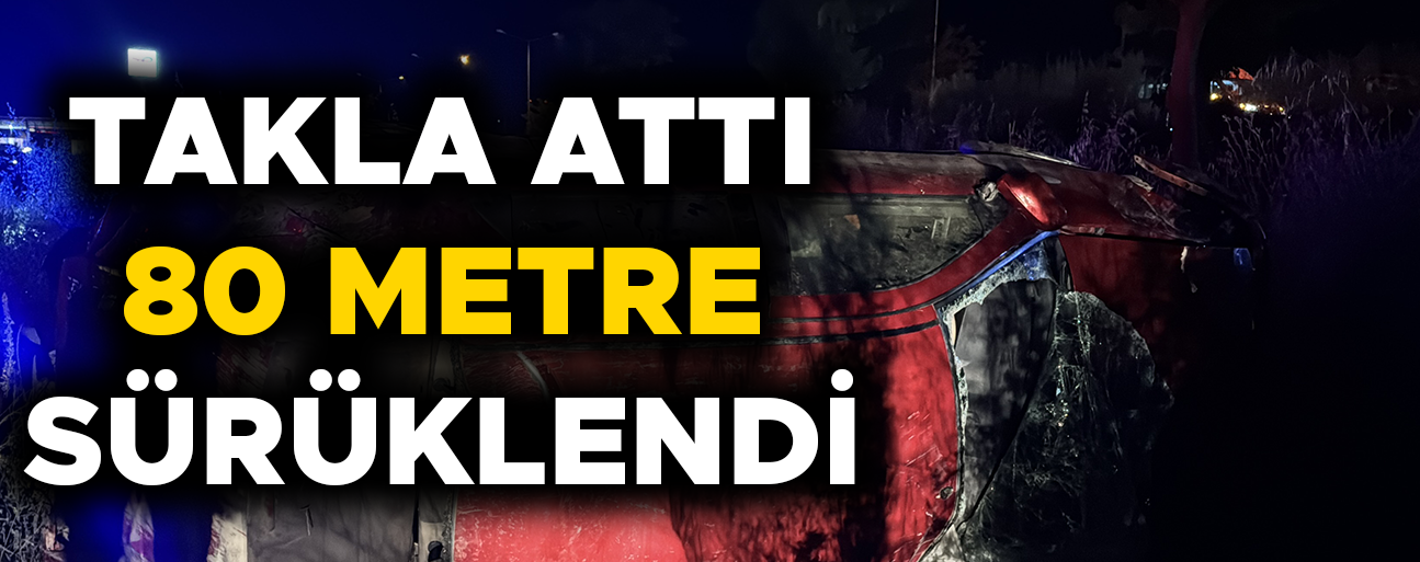FECİ KAZADA 2 KİŞİ YARALANDI