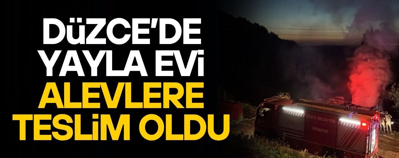 YANIK YAYLASI’NDA YANGIN PANİĞİ