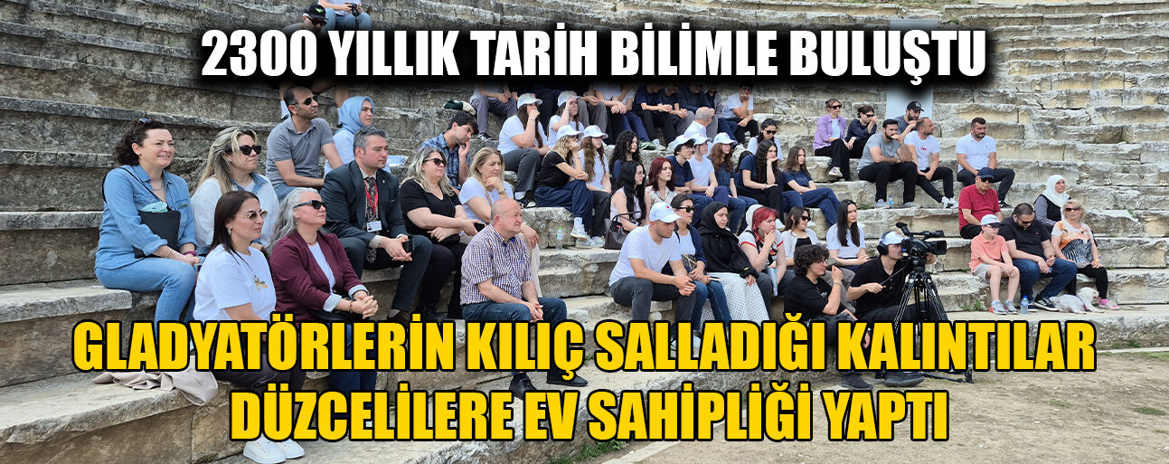 ANTİK TİYATRO OLARAK BİLİNİYORDU, GLADYATÖRLER DE ARENA YAPMIŞ