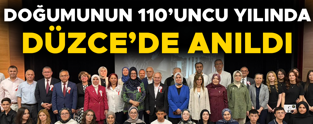 ÜNLÜ PROFESÖRÜN KIZI DÜZCE’DE ÖĞRENCİLERLE BİR ARAYA GELDİ