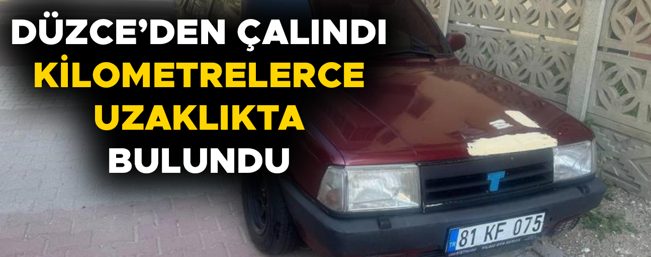ÇALINTI OTOMOBİL YEDİEMİN PARKINA GÖTÜRÜLDÜ