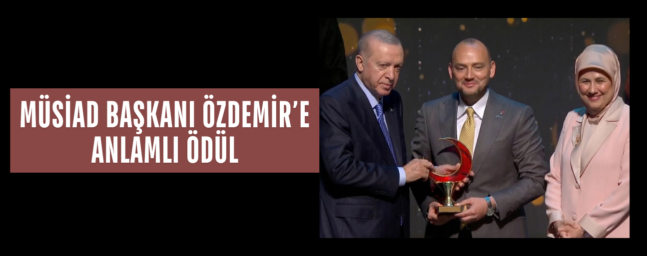 KIZILAY ARACILIĞIYLA YÜRÜTÜLEN YARDIM ÇALIŞMALARI ONUR ÖDÜLÜYLE TAÇLANDIRILDI