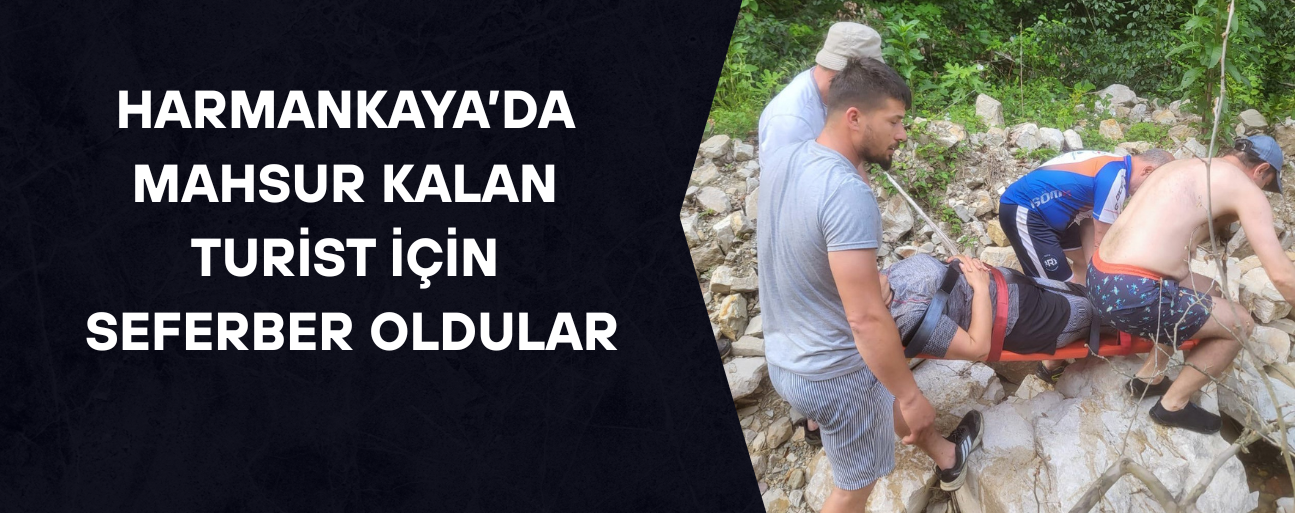 EKİPLERİN ÇALIŞMASIYLA KURTARILDI