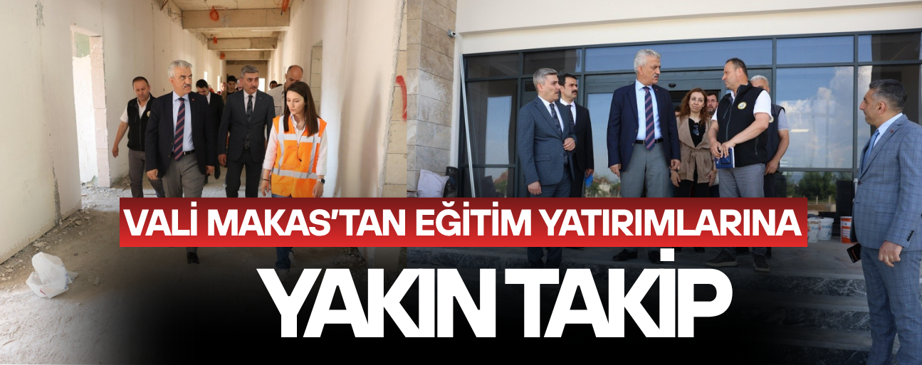 İNŞAATLARI İNCELEDİ KISA SÜREDE BİTİRME TALİMATI VERDİ