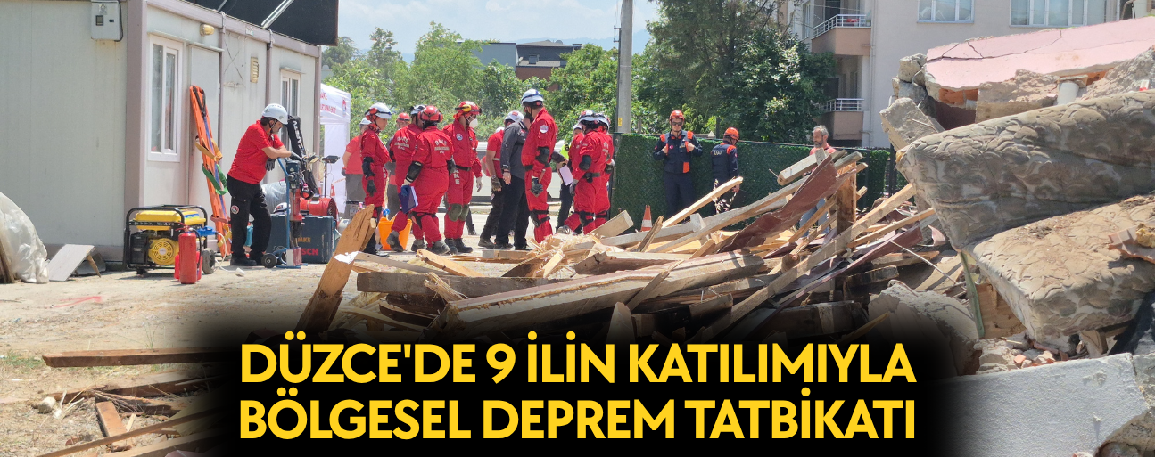 7,2 BÜYÜKLÜĞÜNDEKİ DEPREM SENARYOSU YÜRÜTÜLDÜ