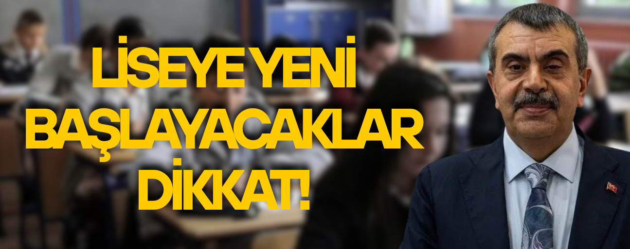 BAKAN TEKİN’DEN LGS TERCİHLERİNDE “ROTA MAARİF” VURGUSU