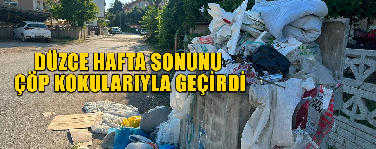 ÇÖPLER ALINMAYINCA DAĞLAR OLUŞTU