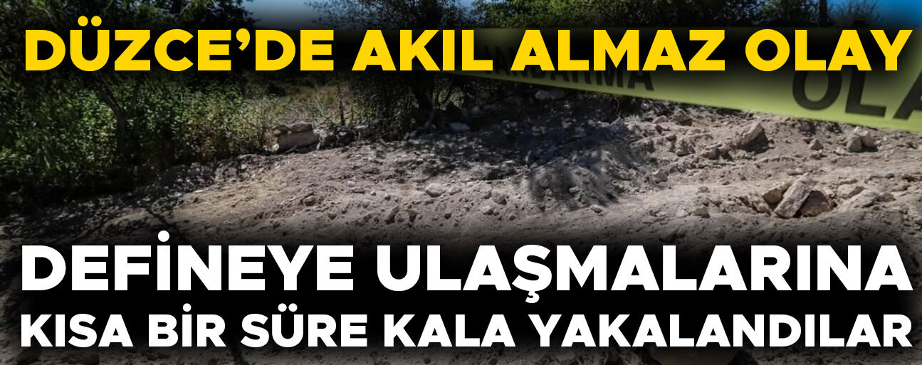 KAÇAK KAZI YAPAN İKİ KİŞİ JANDARMA TARAFINDAN GÖZALTINA ALINDI