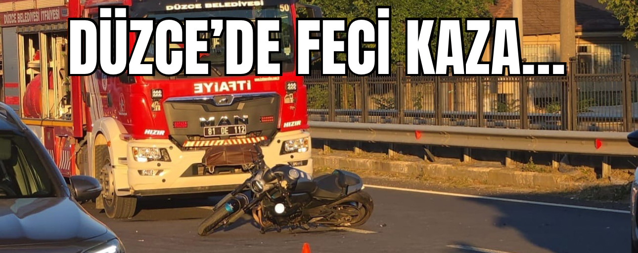 3 ARAÇ VE 1 MOTOSİKLET KAZAYA KARIŞTI