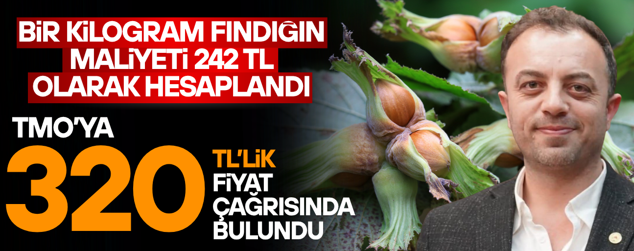MUTİOĞLU; “ÜRETİCİNİN ZARAR ETMEMESİ İÇİN TMO 320 TL FİYAT AÇIKLAMALI”