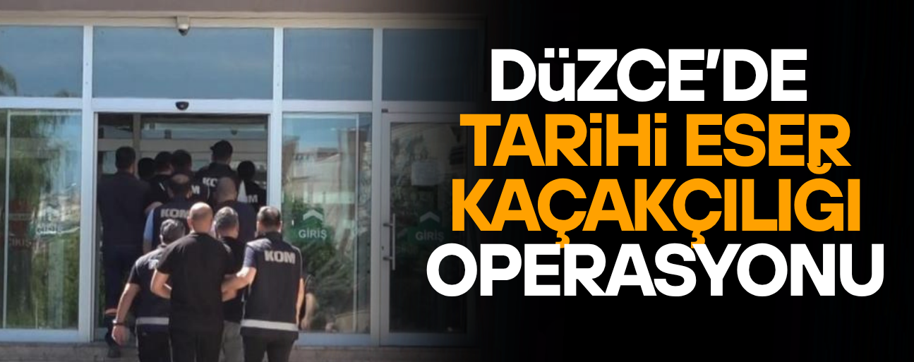 ÇOK FAZLA TARİHİ ESER YAKALANDI, 18 KİŞİ GÖZALTINA ALINDI