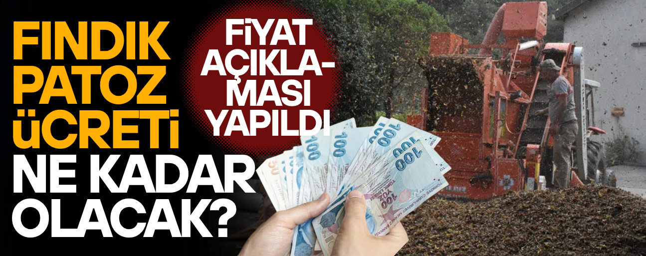 FINDIK HASADI ÖNCESİ PATOZ ÜCRETİ GÜNDEME GELDİ