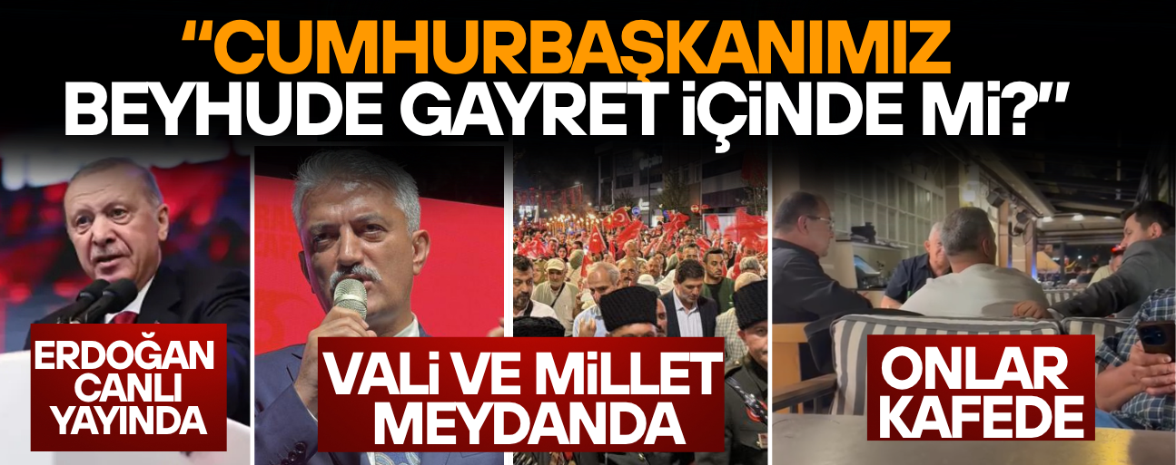 10 BİN DÜZCELİ NÖBETTE, ONLAR SOHBETTE