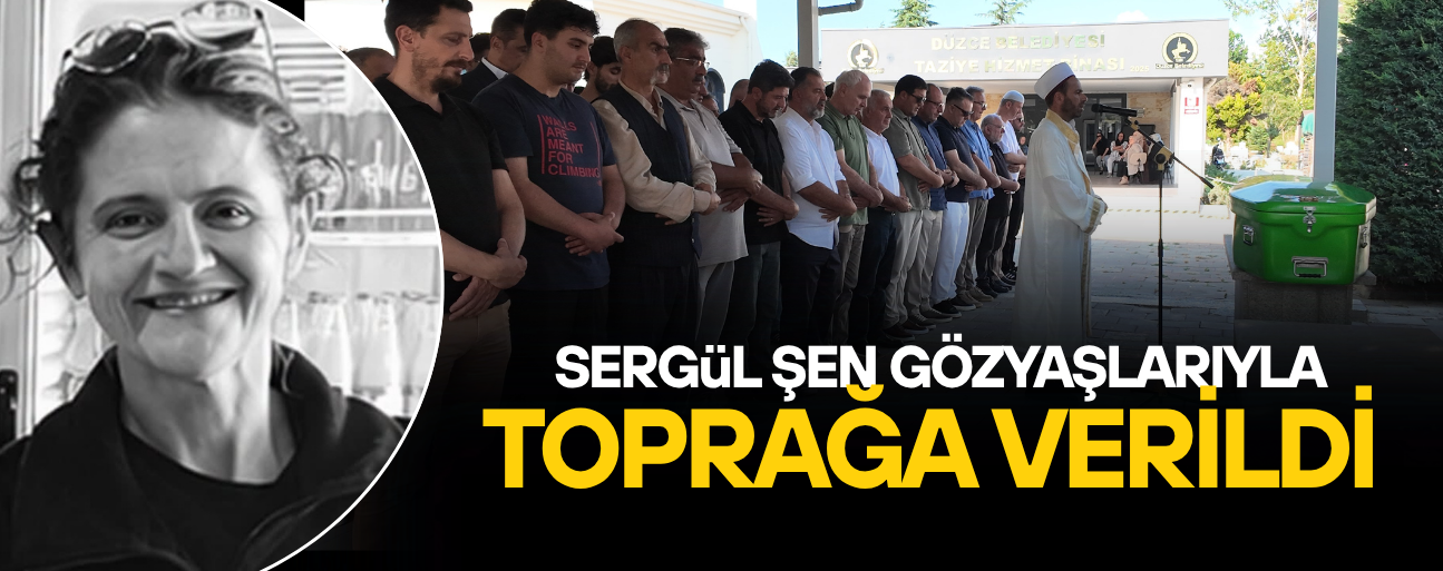 DÜZCE’DE KOCASI TARAFINDAN ÖLDÜRÜLEN KADIN SON YOLCULUĞUNA UĞURLANDI
