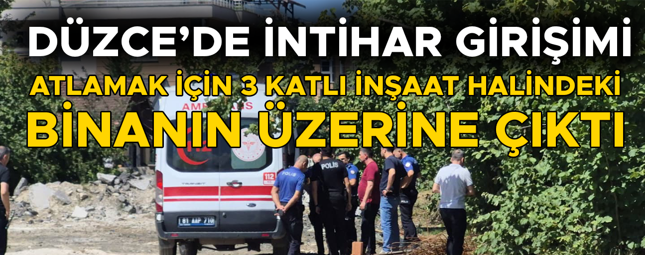 22 YAŞINDAKİ GENÇ KADIN İKNA ÇABALARININ ARDINDAN AŞAĞIYA İNDİRİLDİ