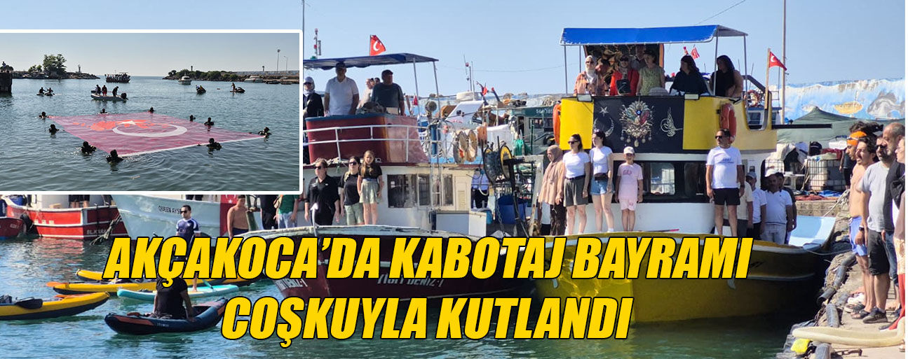 DEV TÜRK BAYRAĞI VE DALGIÇLARDAN ANLAMLI GÖSTERİ