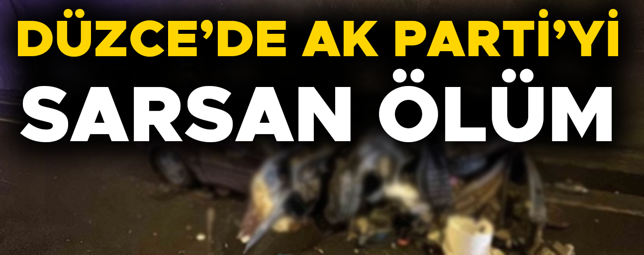 BAŞKAN TRAFİK KAZASINDA HAYATINI KAYBETTİ