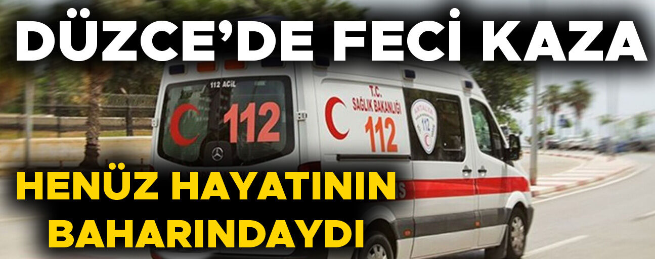 MOTOSİKLET SÜRÜCÜSÜ HAYATINI KAYBETTİ…