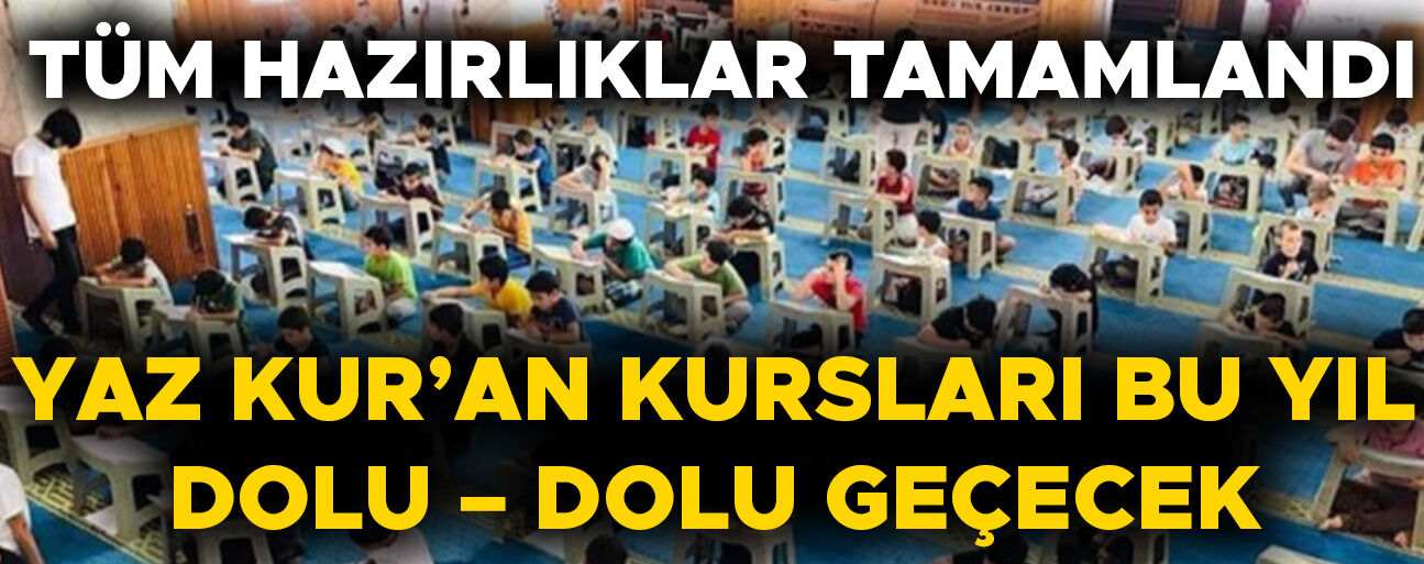 KURSLAR 6 TEMMUZ’DA BAŞLIYOR…