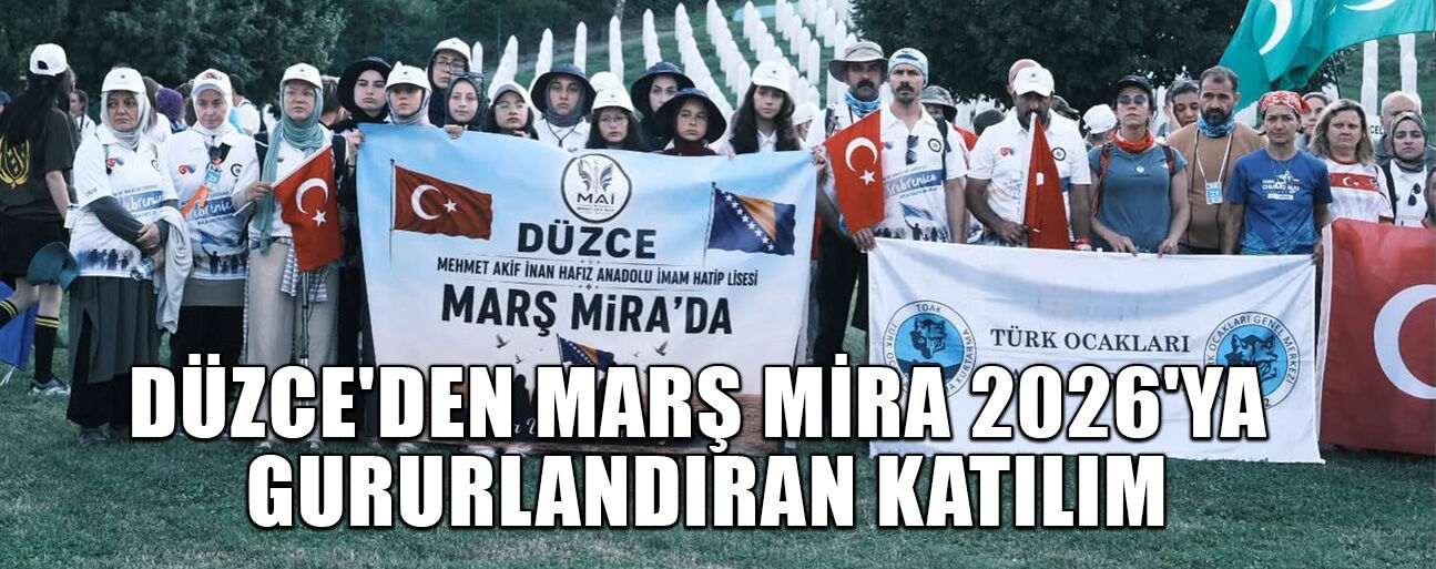 DÜZCE’Yİ TEMSİLEN BOSNA HERSEK’E GİTTİLER