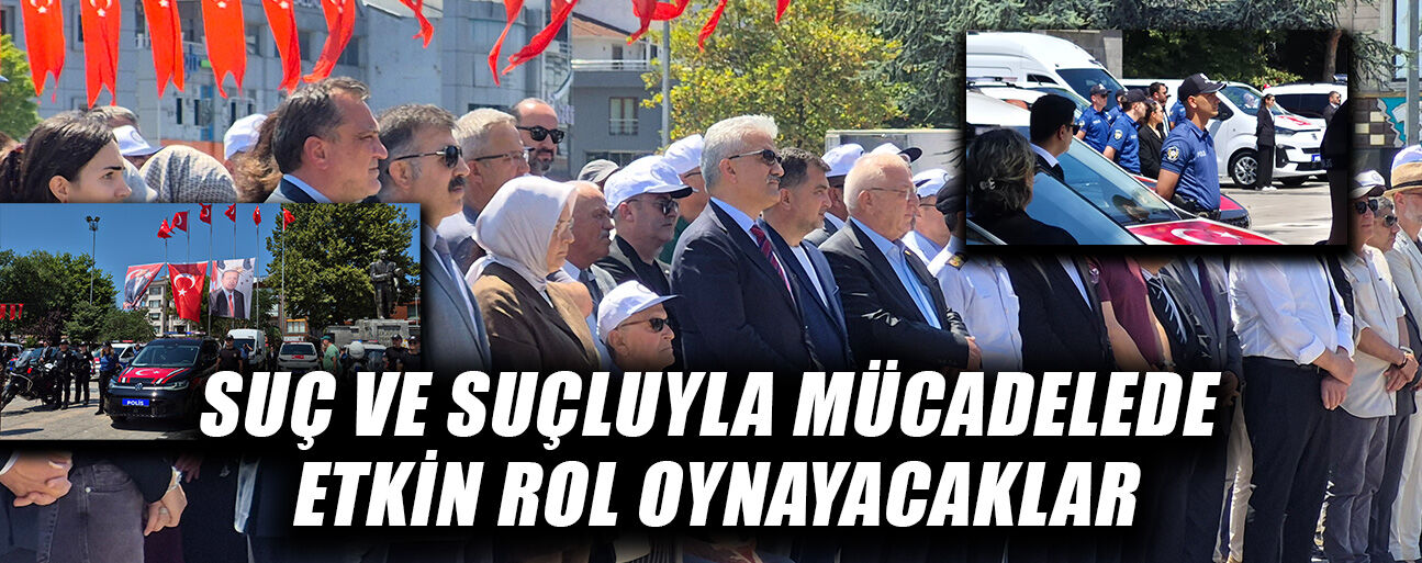 DÜZCE EMNİYETİ’NE 24 YENİ ARAÇ DÜZENLENEN TÖRENLE TESLİM EDİLDİ