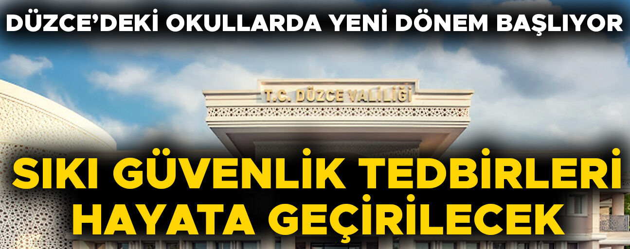 YAZI DÜZCE VALİLİĞİ’NE ULAŞTI…