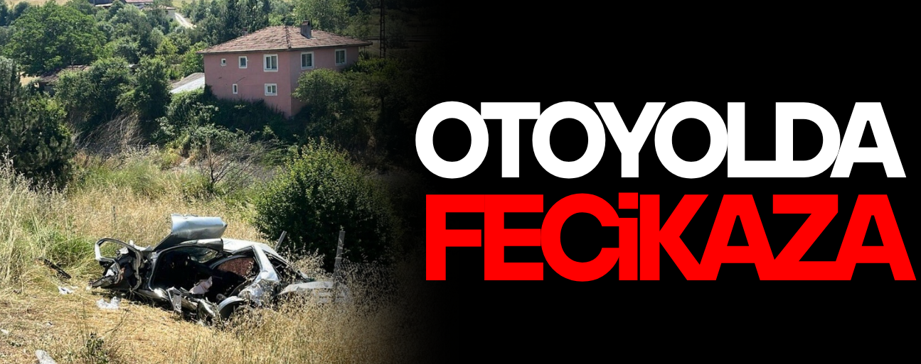 KONTROLDEN ÇIKAN OTOMOBİL ŞARAMPOLE DEVRİLDİ:1 ÖLÜ, 3 YARALI