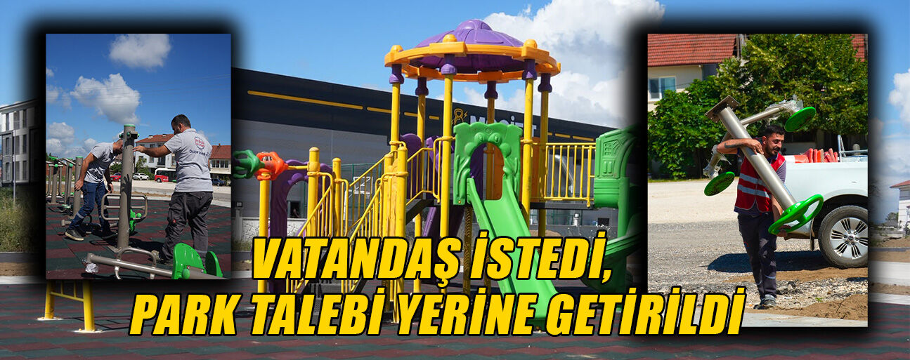 MERGİÇ MAHALLESİ’NE YENİ PARK
