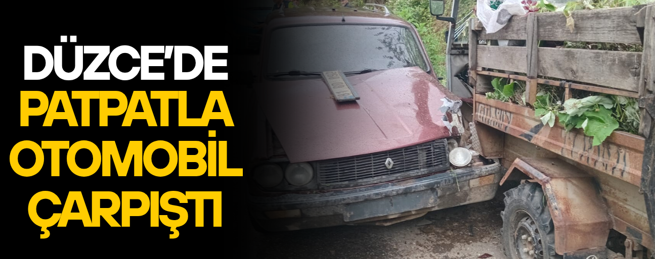 KORKULANIN OLMADIĞI KAZA MADDİ HASARLA ATLATILDI