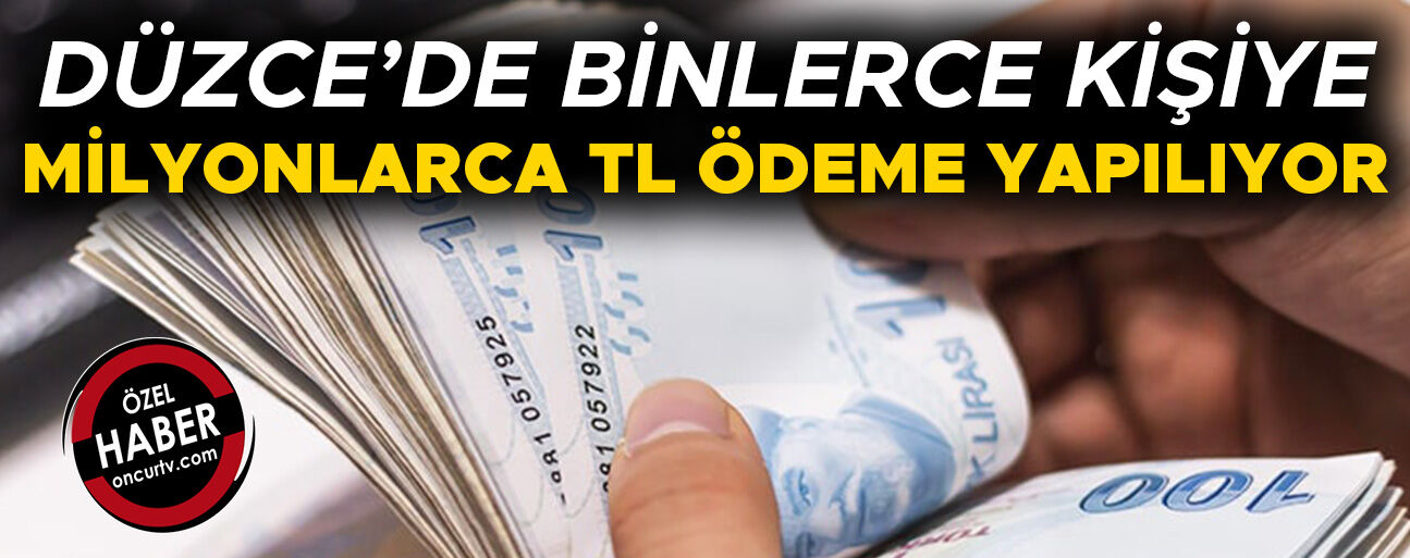 O PARALAR HESAPLARA YATMAYA BAŞLADI
