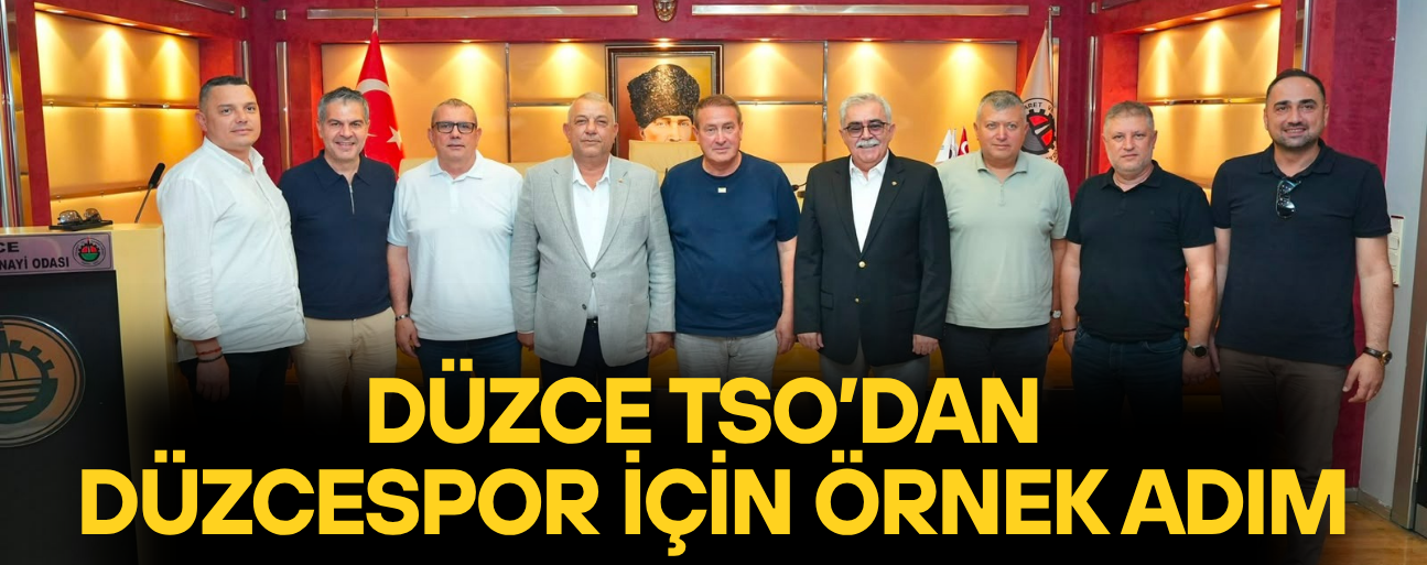 BAŞKAN BIYIK: "DÜZCESPOR’A DESTEK HEPİMİZİN SORUMLULUĞU"