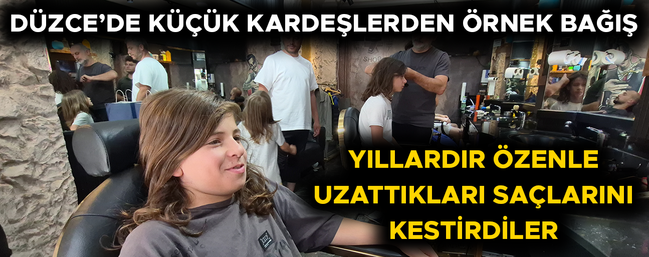 LÖSEMİLİ ÇOCUKLAR İÇİN “SAÇIM SAÇIN OLSUN” KAMPANYASINA DESTEK VERDİLER