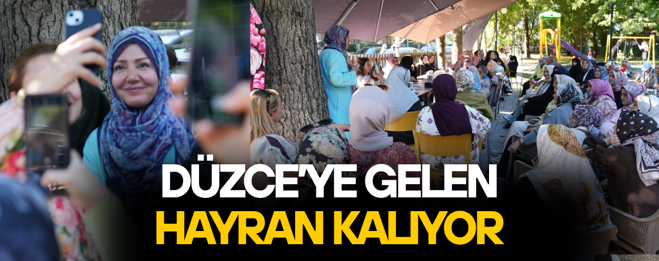 ÜNLÜ TV PROGRAMCISI DÜZCE’YE HAYRANLIĞINI BİR KEZ DAHA YİNELEDİ