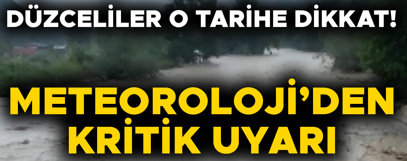 SEL RİSKİ TAŞIYOR…