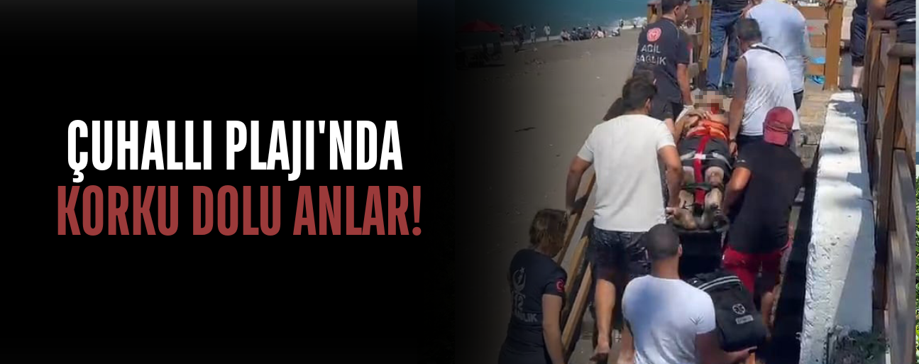 DENİZDE BOĞULMA TEHLİKESİ GEÇİREN KİŞİ TEDBİR AMAÇLI HASTANEYE KALDIRILDI