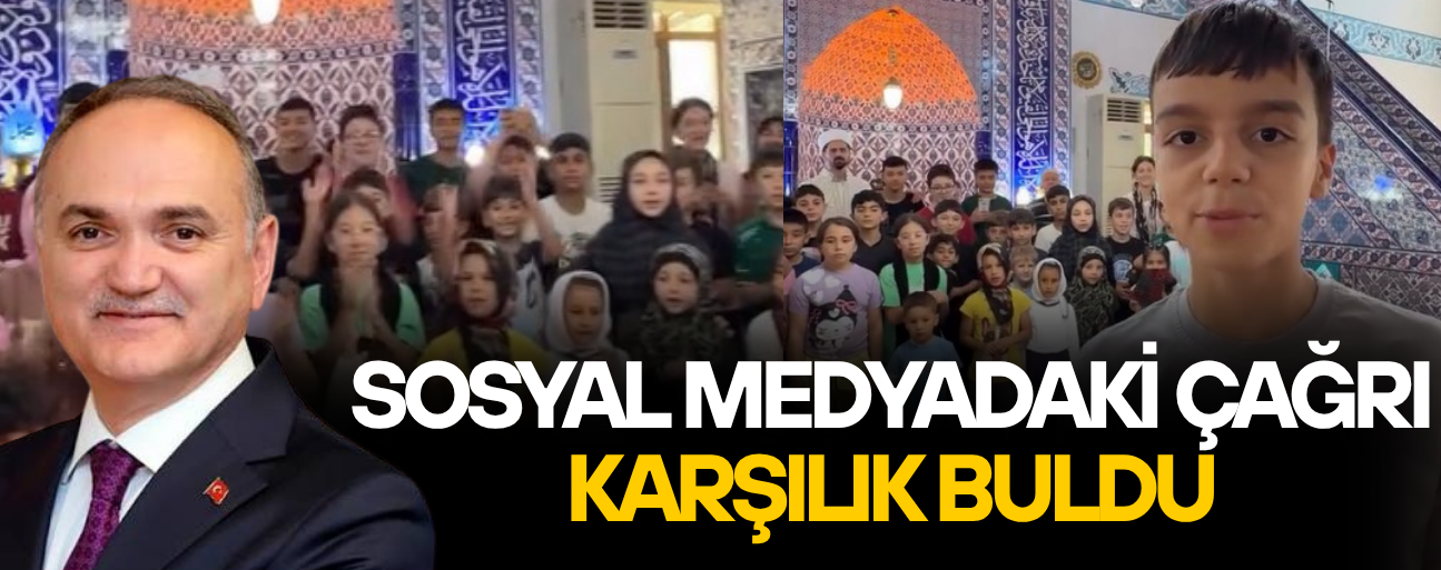 BAŞKAN ÖZLÜ’DEN YAZ KUR’AN KURSU ÖĞRENCİLERİNE KAMP SÖZÜ