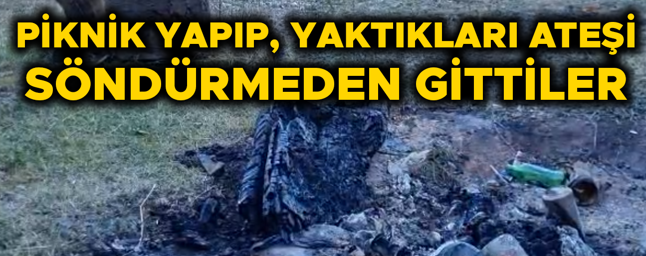 PÜRENLİ YAYLASI’NDA AZ KALSIN ORMAN YANGINI ÇIKACAKTI