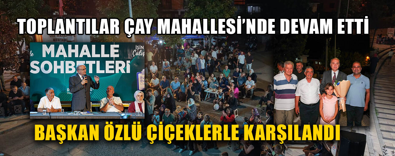 “TOPLANTILARIMIZ DEVAM EDECEK”