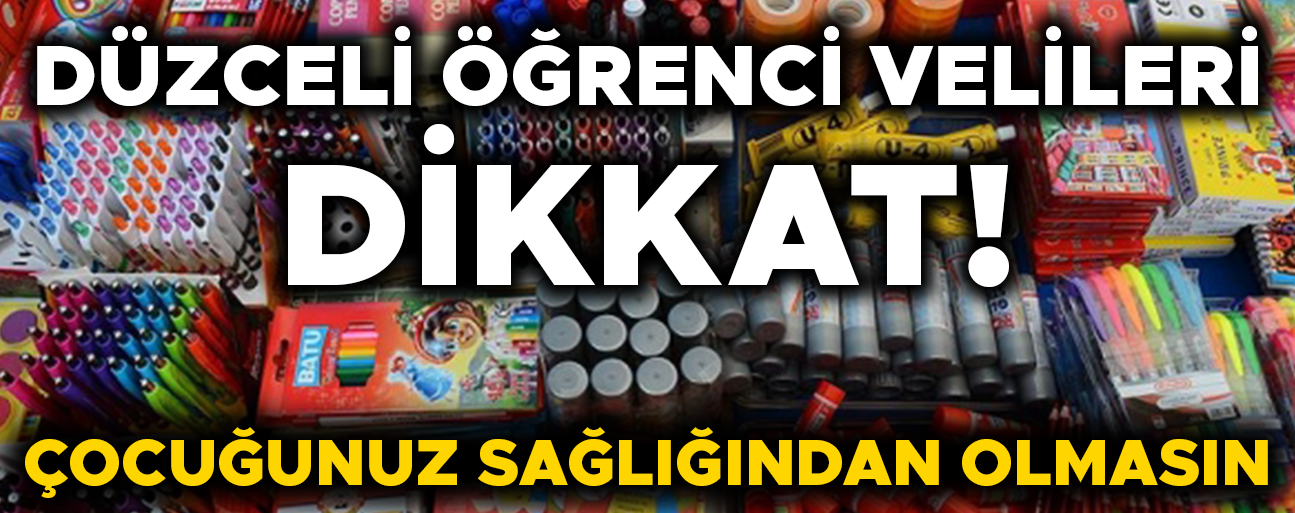 “MERDİVEN ALTI ÜRÜNLERDEN UZAK DURUN” UYARISI