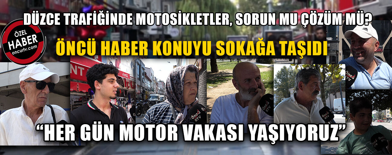 “MOTORLULAR TRAFİKTE CANLI BOMBA”