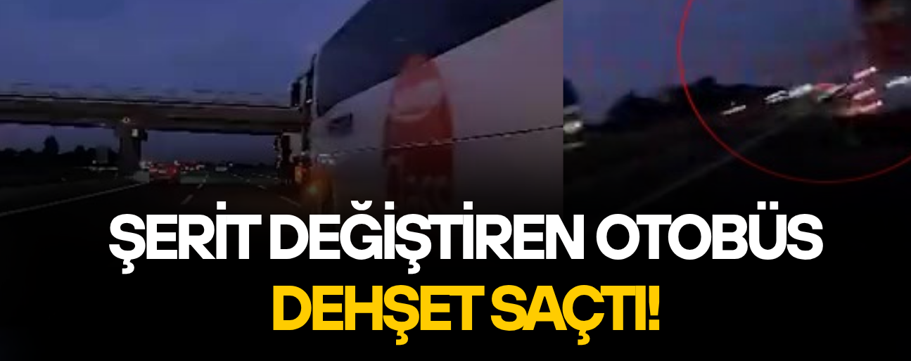 OTOBÜS KAZA YAPTIRDI, AİLENİN ÇIĞLIKLARI KAMERAYA YANSIDI