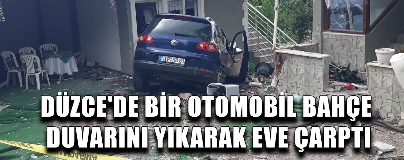 OTOMOBİL SÜRÜCÜSÜ YARALANDI