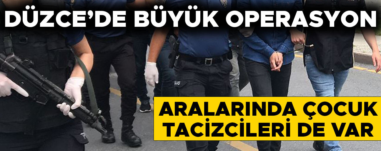 ÇOK SAYIDA ŞÜPHELİ YAKALANDI