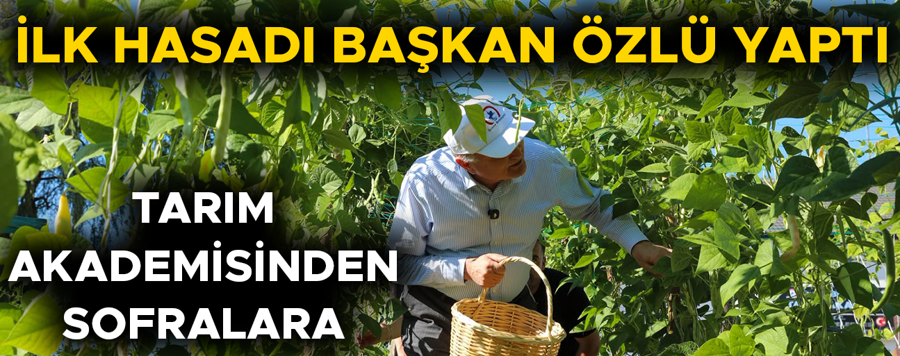 TARIM AKADEMİSİNDE YETİŞİYOR, İHTİYAÇ SAHİPLERİNE ULAŞIYOR