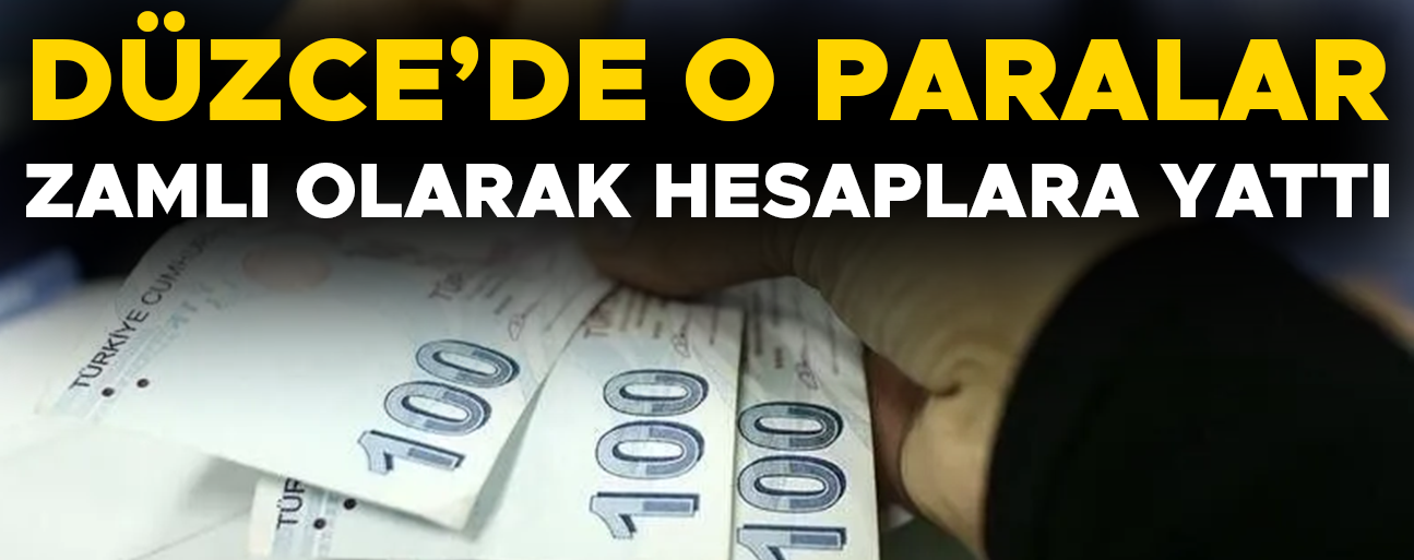 BİNLERCE KİŞİYE MİLYONLARCA TL ÖDENDİ