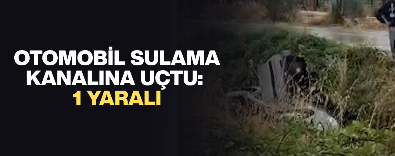 ARAÇ ÇEKİCİ YARDIMIYLA KANALDAN ÇIKARILDI