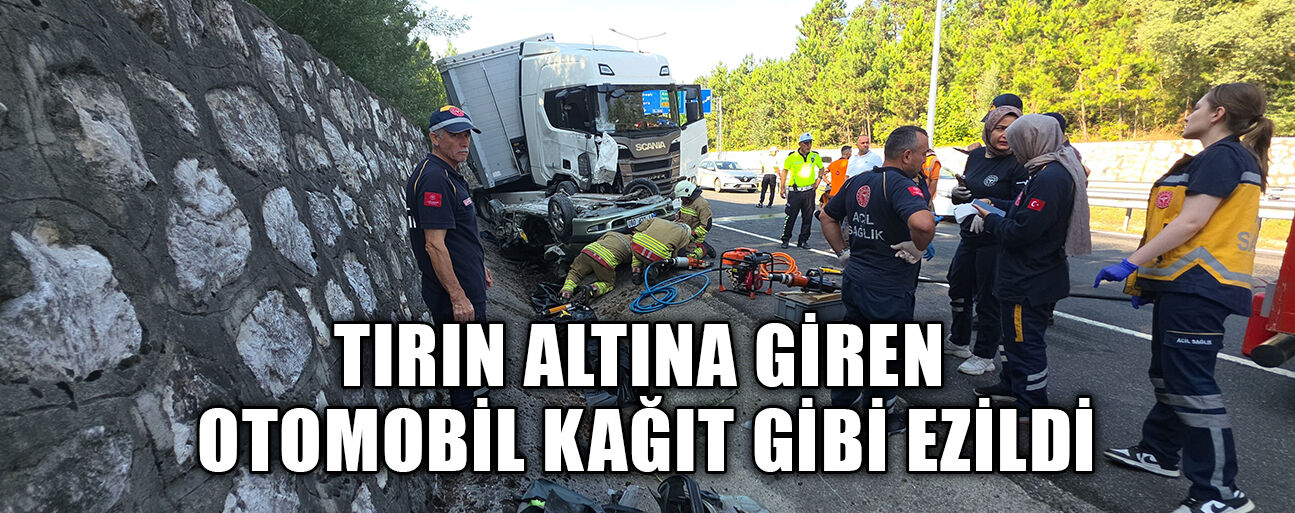 KAZADA 1 KİŞİ ÖLDÜ