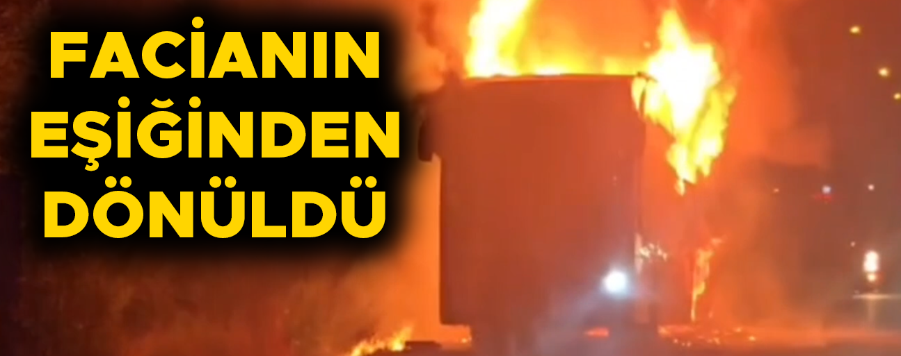 YOLCU DOLU OTOBÜSÜ ALEV – ALEV YANDI